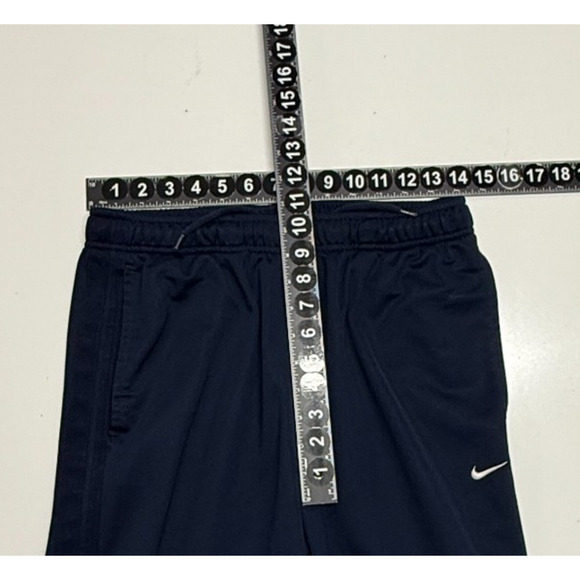 Nike Sweatpants Mens Medium Blue Elastic Waist Ankle Zip Actual 28X32 Athletic - Picture 3 of 9